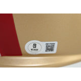 Frank Gore Autographed San Francisco 49ers F/S Helmet Beckett Witness 51622