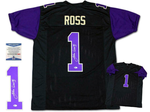 John Ross Autographed SIGNED Jersey - Black - Beckett Authentic