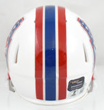 Warren Moon Autographed Houston Oilers 81-96 Speed Mini Helmet - Beckett W Holo