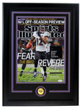 Jacoby Jones Signed/Auto 11x14 SI Cover Photo Baltimore Ravens Framed JSA 190510