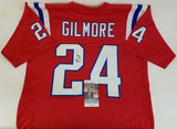 Stephon Gilmore Signed New England Patriots Jersey (JSA COA) 5xPro Bowl D.B.