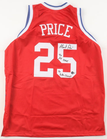 Mark Price Signed NBA All Star Game Jersey 2xInscribed (Beckett) Clev. Cavaliers