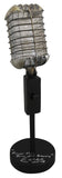 Rangers Broadcaster Eric Nadel "Not Dreaming HOF 14" Signed Microphone BAS Wit