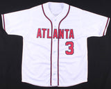 Dale Murphy Signed Atlanta Braves White Jersey (PSA COA) 2xNL MVP (1982 & 1983)