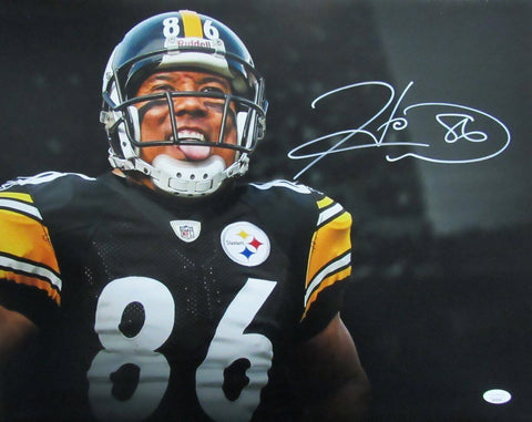 Hines Ward Autographed 16x20 Photo Pittsburgh Steelers JSA