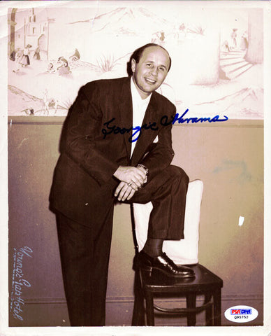 Georgie Abrams Autographed Signed 8x10 Photo PSA/DNA #Q95752