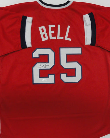 Indians All Star BUDDY BELL Signed Custom Replica Cleveland Jersey AUTO - JSA
