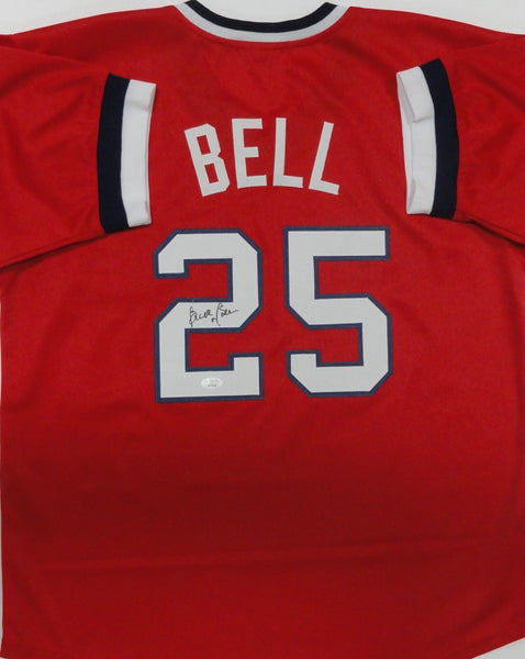 Indians All Star BUDDY BELL Signed Custom Replica Cleveland Jersey AUTO - JSA