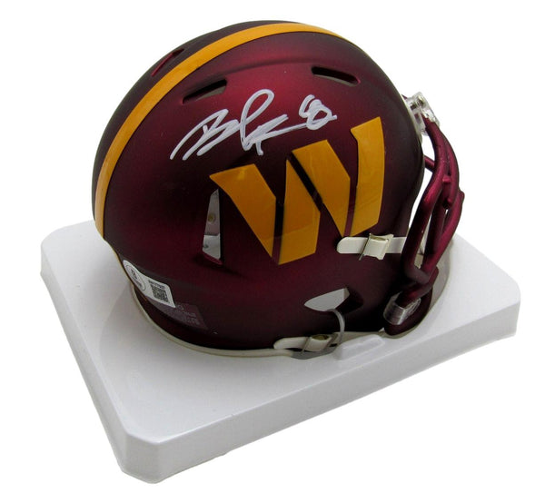 Brian Robinson, Jr Autographed/Signed Mini Helmet Washington Commanders 200061