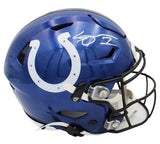 Sauce Gardner Signed Indianapolis Colts SpeedFlex Authentic Rivalries NFL Helmet