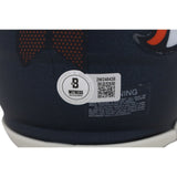 Javonte Williams Autographed/Signed 2024 Alternate Mini Helmet Beckett 47666