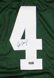 Brett Favre Signed Green Bay Packers Game Issued Reebok Green NFL Jersey