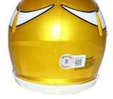 Cris Carter Autographed Minnesota Vikings Mini Helmet Flash Beckett 40628