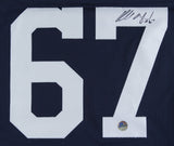 Russell Maryland Signed Dallas Cowboys Jersey (Pro Player Hologram) Pro Bowl D.T