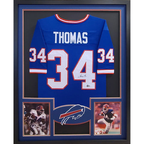 Thurman Thomas Autographed Signed Framed Buffalo Bills Jersey BECKETT