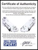 Justin Herbert Autographed Game Used Nike Vapor Cleats Chargers 9/25/22 Beckett