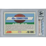 Joe Montana Autographed/Signed 1989 Score #279 Slab Trading Card Beckett 49911