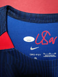 FRAMED CARLI LLOYD AUTOGRAPHED SIGNED USA JERSEY JSA COA