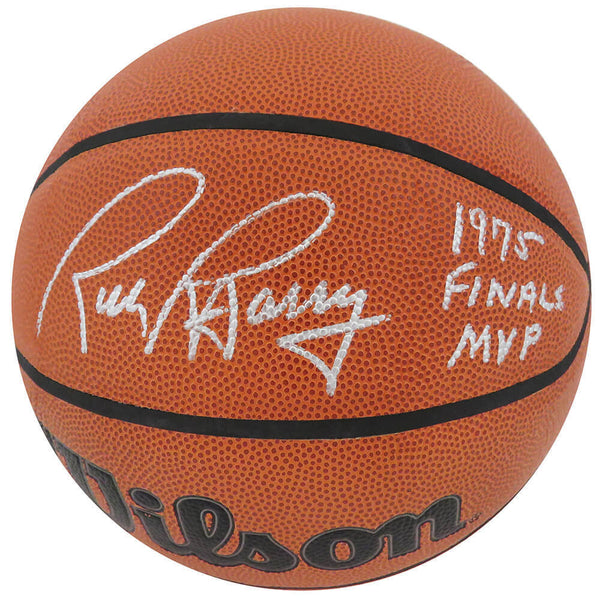 Rick Barry Signed Wilson Indoor/Outdoor NBA Basketball w/75 Finals MVP -(SS COA)