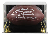 Texas A&M Johnny Manziel "$$ Manziel" Signed Super Grip Football W/ Case JSA Wit