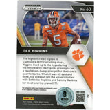 Tee Higgins Autographed/Signed 2021 Panini Prizm #60 Trading Card Beckett 50249
