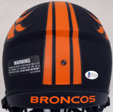 STEVE ATWATER AUTOGRAPHED BRONCOS BLACK ECLIPSE FULL SIZE SPEED HELMET 177484