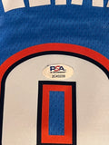 Jalen Williams Signed Jersey PSA Oklahoma City Thunder Autographed