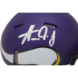 Aaron Jones Signed Minnesota Vikings Mini Helmet Beckett 44658
