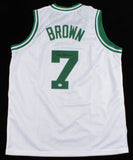 Dee Brown Signed Boston Celtics Jersey (PSA COA) 1990 1st Round Pick Point Guard