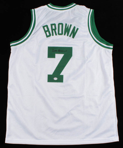 Dee Brown Signed Boston Celtics Jersey (PSA COA) 1990 1st Round Pick Point Guard