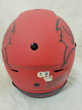 TOM BRADY & MIKE EVANS "SB CHAMPS" SIGNED BUCCANEERS RAVE SPEEDFLEX HELMET