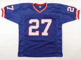 Rodney Hampton Signed New York Giants Jersey (Beckett) "N.Y. Giants & ROH 2022"