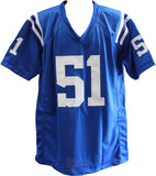 Kwity Paye Autographed/Signed Pro Style Size XL Blue Jersey Beckett 59449
