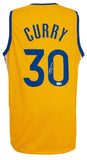 Stephen Curry Signed Yellow Custom Basketball Jersey - (Beckett COA)