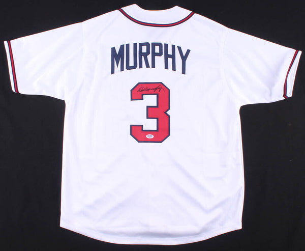 Dale Murphy Signed Atlanta Braves White Jersey (PSA COA) 2xNL MVP (1982 & 1983)