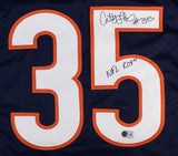 Anthony Thomas Signed Chicago Bears Jersey Inscribed "ROY 01" (Beckett) R.B