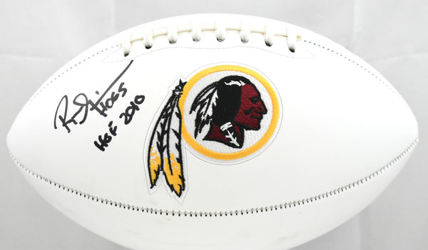 Russ Grimm Autographed Washington Redskins Logo Football w/HOF - Prova *Black