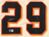 Luis Matos Signed San Francisco Giants Jersey (Beckett) San Fran Center Fielder