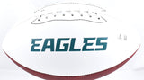 AJ Brown Autographed Philadelphia Eagles Logo Football SB Champs Beckett W Holo