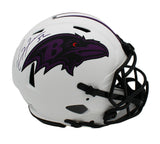 Ray Lewis Signed Baltimore Ravens Speed Authentic Lunar NFL Helmet