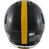 Troy Polamalu Autographed Pittsburgh Steelers Pro Helmet Beckett Witness 50272