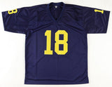 Colston Loveland Signed Michigan Wolverines Jersey (Beckett) Chicago Bears #1 Pk