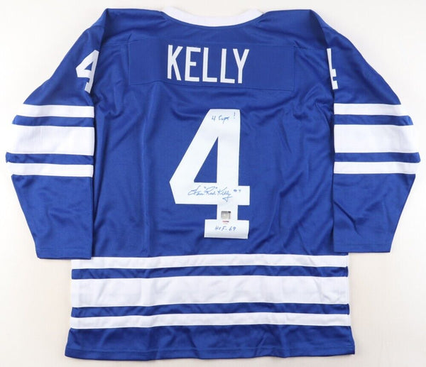 Red Kelly Signed Toronto Maple Leafs Jersey HOF 69 (PSA COA) 4xStanley Cup Champ