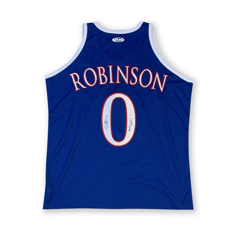Thomas Robinson Autographed Kansas Basketball Signed Jersey ROCK CHALK JSA COA