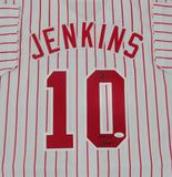 Phillies GEOFF JENKINS Signed Custom Replica Jersey AUTO w/ '08 WS Champs - JSA