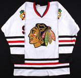 Bobby Hull Signed Chicago Blackhawks Jersey Inscribed "HOF 1983" (JSA COA)