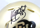 Kordell Stewart Autographed Colorado Speed Mini Helmet - Beckett W Hologram
