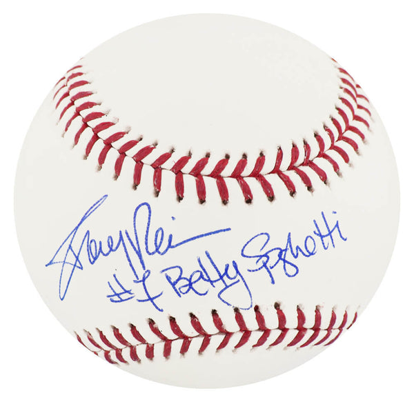 Tracy Reiner Signed Rawlings Official MLB Baseball w/Betty Spaghetti - (SS COA)
