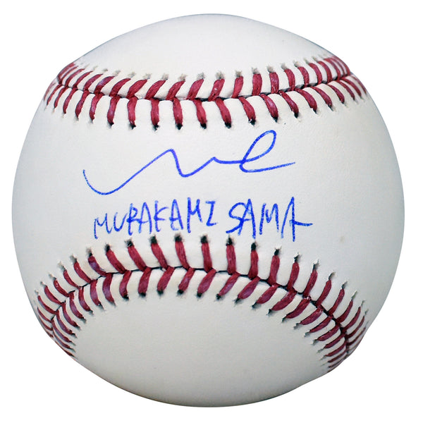 MUNETAKA MURAKAMI SIGNED CHICAGO WHITE SOX RAWLINGS MLB BASEBALL + MURAKAMI SAMA