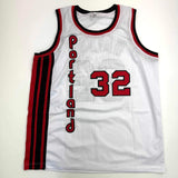 Autographed/Signed Bill Walton Portland White Basketball Jersey JSA COA